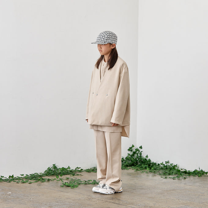 MOUNTEN. マウンテン<br>23S-MP67-1301 polyester canapa slacks