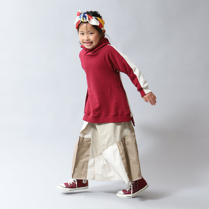 〈残り100cmのみ〉<br>FABRIQREPORT<br>2トーンスリットパーカー