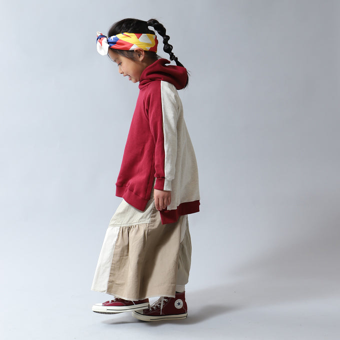 〈残り100cmのみ〉<br>FABRIQREPORT<br>2トーンスリットパーカー