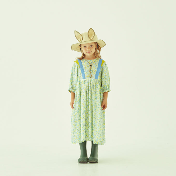 eLfinFolk エルフィンフォルク<br>elf-231J21/J22<br>Retro flower dress