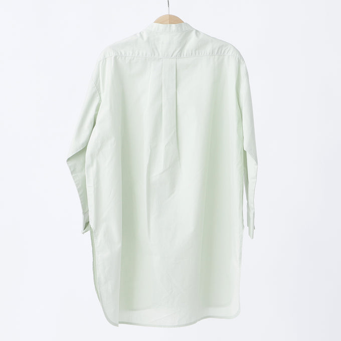 EAST END HIGHLANDERS<br>Silk Collarless Shirt Onepiece<br>シルクカラーレスシャツワンピ