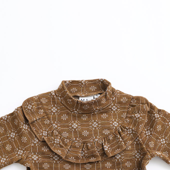 MAINIO<br>Orchard merino wool dress, jaquardメリノウールドレス