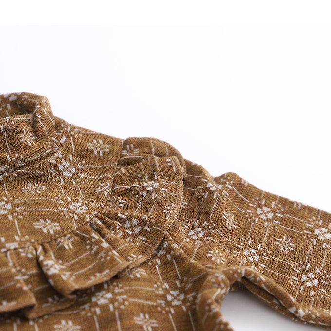 MAINIO<br>Orchard merino wool dress, jaquardメリノウールドレス