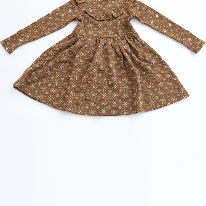 MAINIO<br>Orchard merino wool dress, jaquardメリノウールドレス
