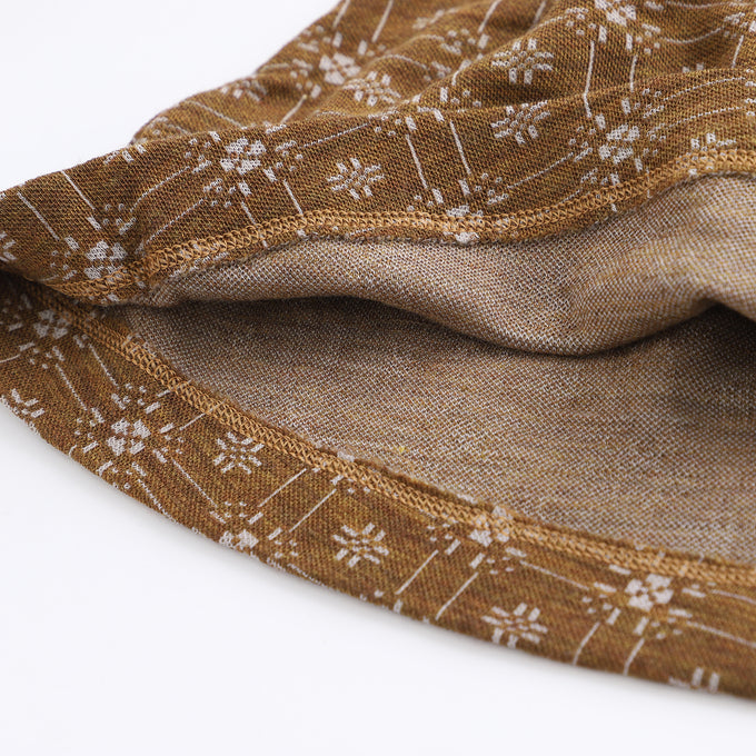 MAINIO<br>Orchard merino wool dress, jaquardメリノウールドレス