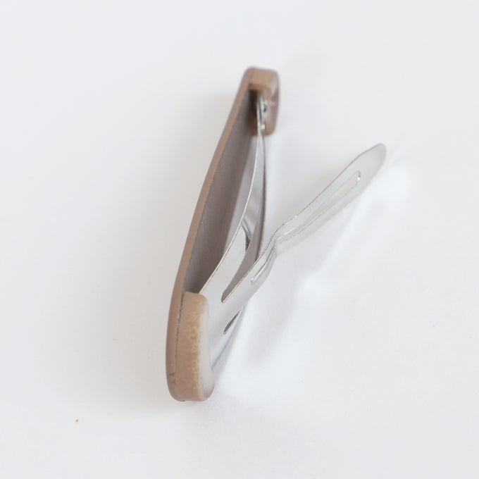 Grech &co.<br>Matte Snap Set of 3 shell, rust, stone<br>ヘアクリップ3点セット