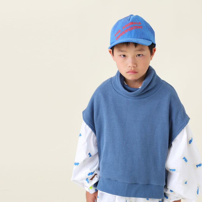 〈残りXS(90-100)のみ〉FABRIQ REPORT ファブリックリポート<br>ハイネックニットベスト