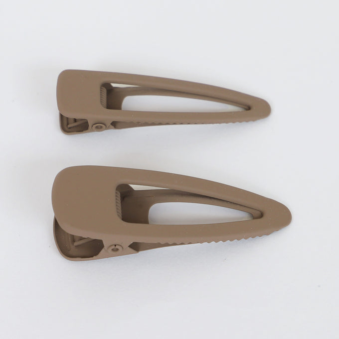 Grech &co.<br>Matte Clips Set of 2 stone<br>ヘアクリップ2点セット