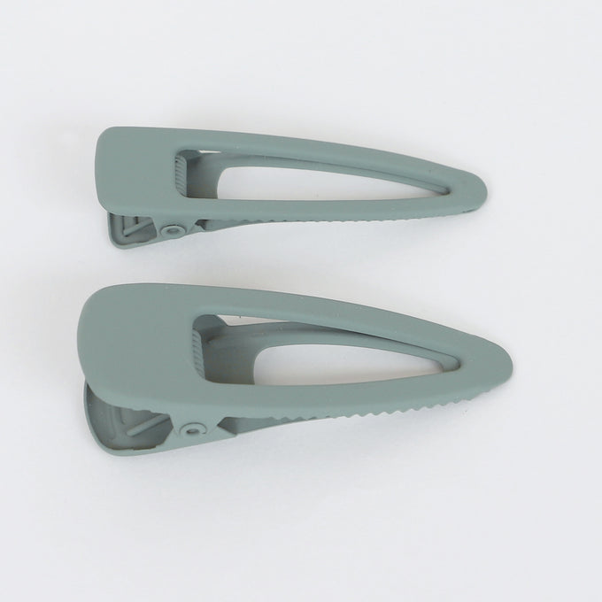 Grech &co.<br>Matte Clips Set of 2 stone<br>ヘアクリップ2点セット