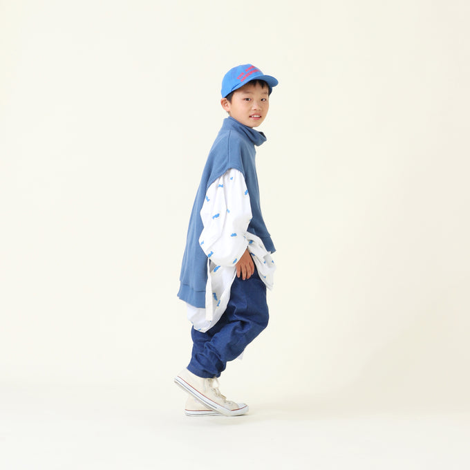 〈残りXS(90-100)のみ〉FABRIQ REPORT ファブリックリポート<br>ハイネックニットベスト