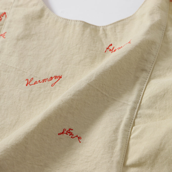 folkmade<br>embroidery rogo gilet