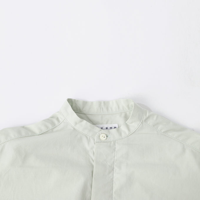 EAST END HIGHLANDERS<br>Silk Collarless Shirt Onepiece<br>シルクカラーレスシャツワンピ