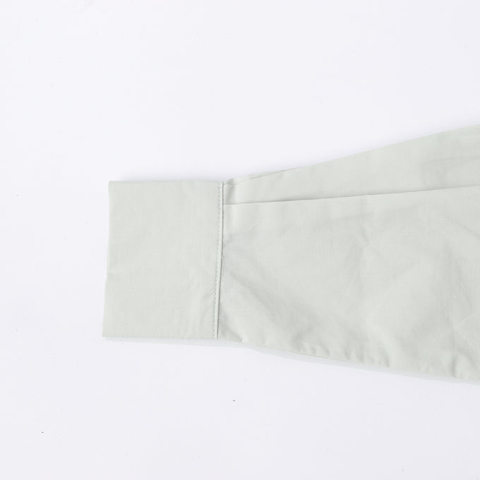 EAST END HIGHLANDERS<br>Silk Collarless Shirt Onepiece<br>シルクカラーレスシャツワンピ