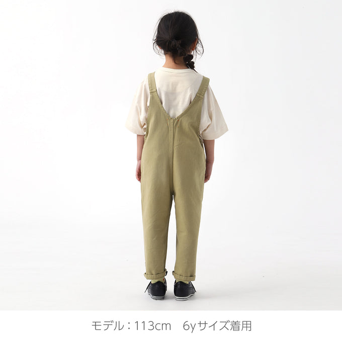 piupiuchic ピウピウチック<br>SS23.MN2302<br>オーバーオール カーキ