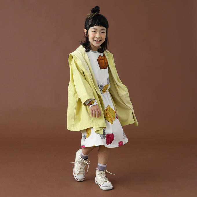 WAWA<br>SALLY DRESS - OBJECTS総柄ワンピース