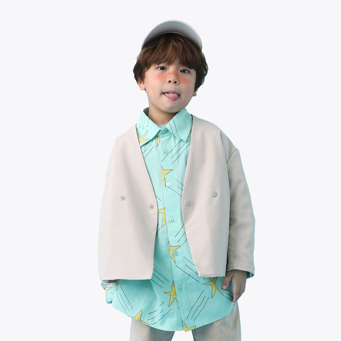 MOUN TEN. マウンテン<br>22S-MJ04-1105b polyester canapa jacket