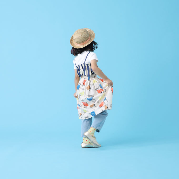 〈残り10Yのみ〉wynken<br>WK12W63 Frill SuntopストライプキャミTOP