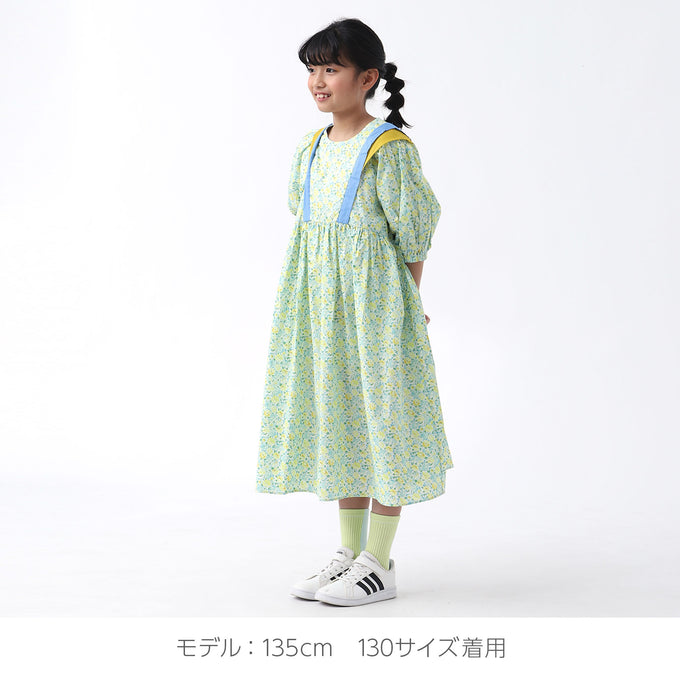 eLfinFolk エルフィンフォルク<br>elf-231J21/J22<br>Retro flower dress