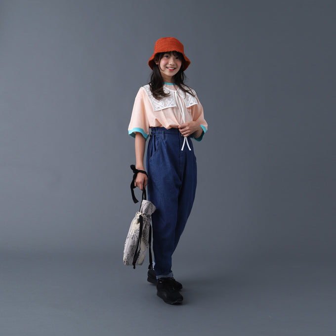 〈残り1点〉NINOS 『ニーニョ』<br>SPIDER MILK Purse Bag<br>エプロンバッグ