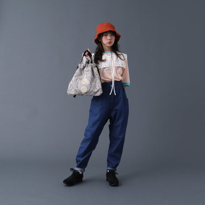 〈残り1点〉NINOS 『ニーニョ』<br>SPIDER MILK Purse Bag<br>エプロンバッグ