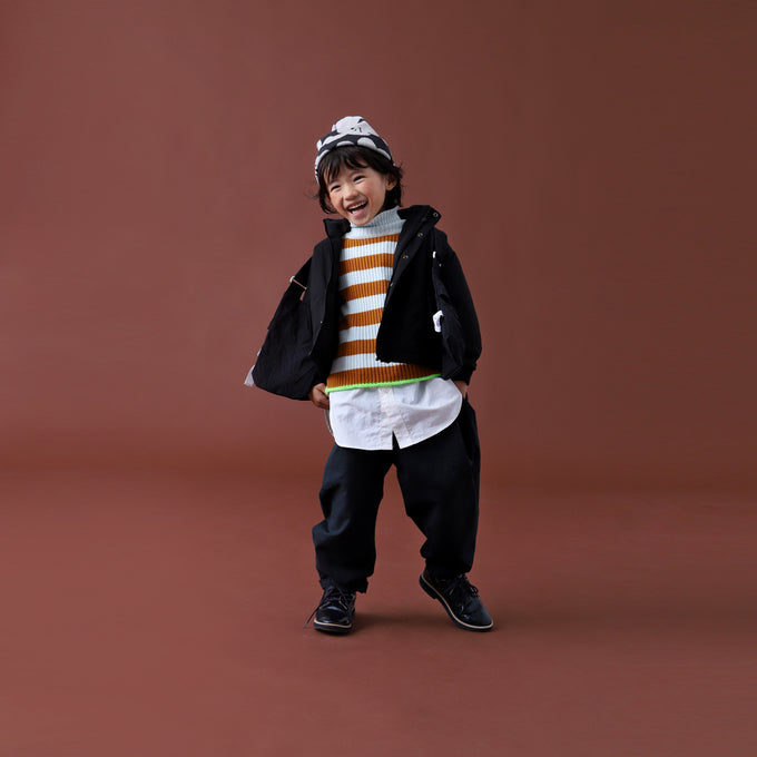 PARK MADE IN KYOTO<br>Side tuck Pants<br>久留米織スラブVer