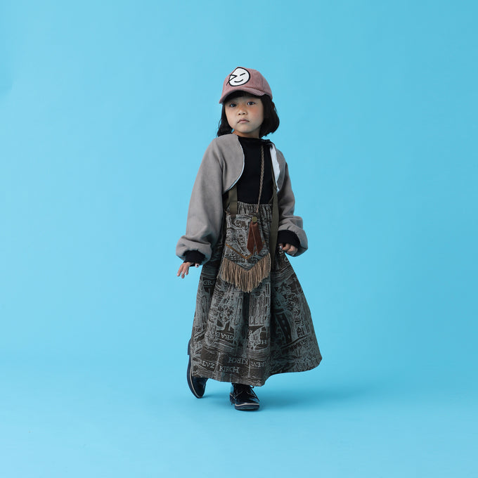 emma de choeur. エマ デ クゥ<br>×PARK別注 バックルポンチョ