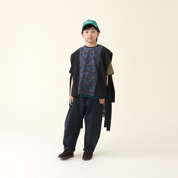 PARK MADE IN KYOTO<br>Side tuck Pants<br>久留米織スラブVer