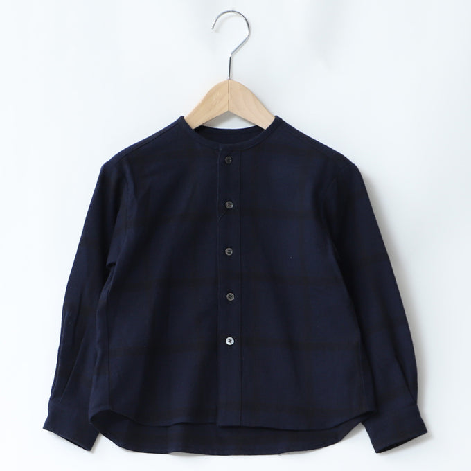 EAST END HIGHLANDERS <br>Collarless Shirt<br>カラーレスシャツ