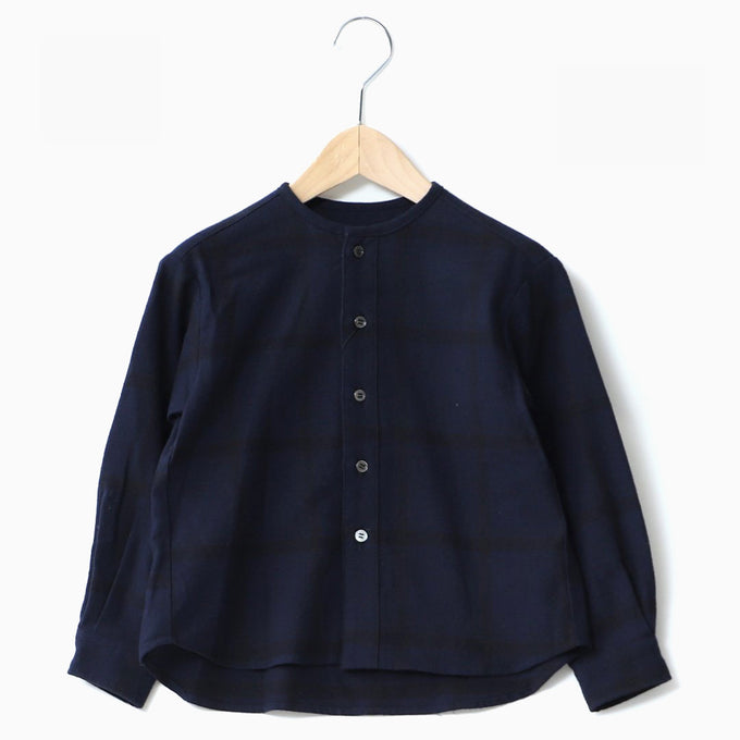 EAST END HIGHLANDERS <br>Collarless Shirt<br>カラーレスシャツ