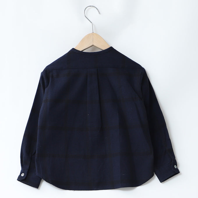 EAST END HIGHLANDERS <br>Collarless Shirt<br>カラーレスシャツ