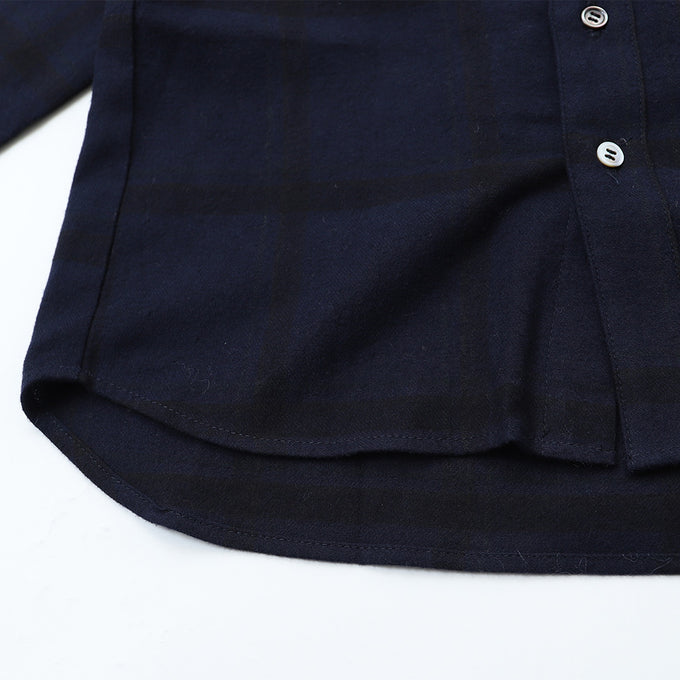 EAST END HIGHLANDERS <br>Collarless Shirt<br>カラーレスシャツ