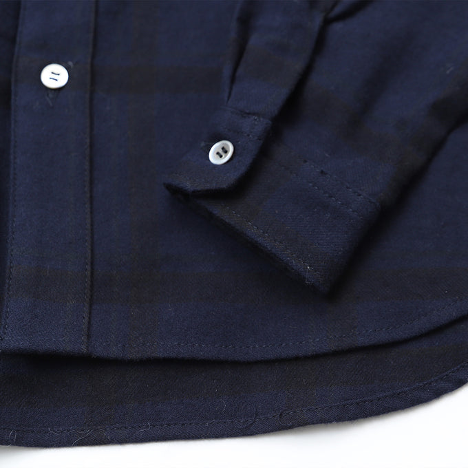 EAST END HIGHLANDERS <br>Collarless Shirt<br>カラーレスシャツ
