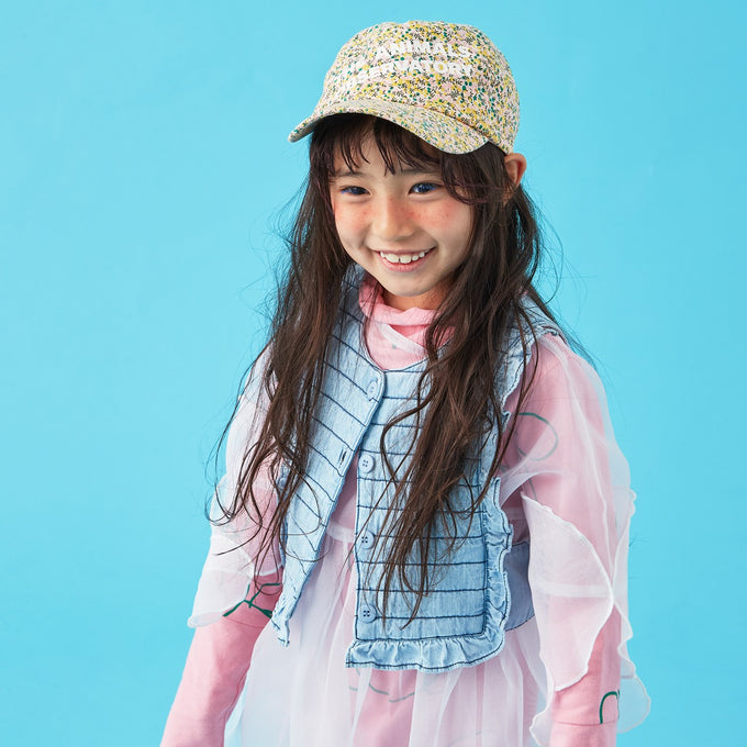 〈残り6Yのみ〉Wynken ウィンケン<br>WK13W61<br>キルティングベスト デニム