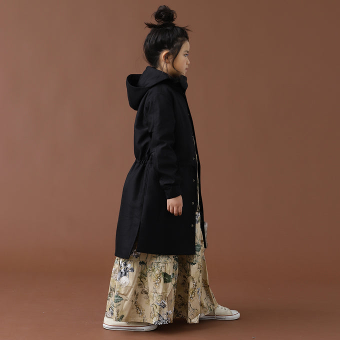 +81tetra<br>THIN DOWN 久留米織モッズコート