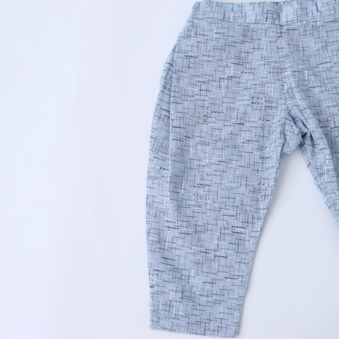 PARK MADE IN KYOTO<br>Side tuck Pants<br>スラブ絣ver. Type1