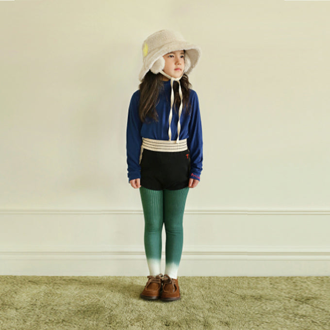 tambere タンベレ<br>TBBFAC001ブロックカラータイツ