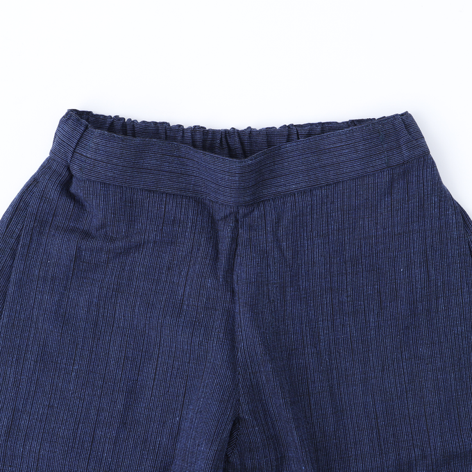 PARK MADE IN KYOTO<br>Side tuck Pants<br>久留米織引き揃えver. Type1