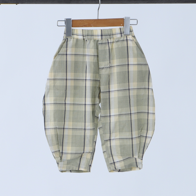 NUNUFORME×PARK別注<br>チェック柄ヘムタックカーブパンツ