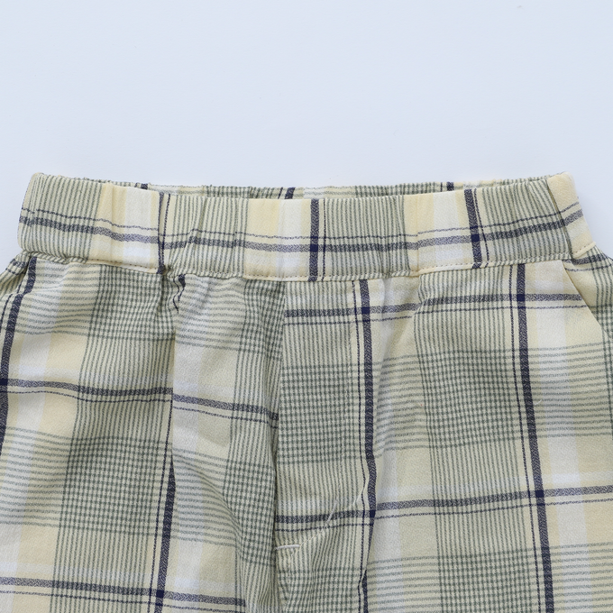 NUNUFORME×PARK別注<br>チェック柄ヘムタックカーブパンツ