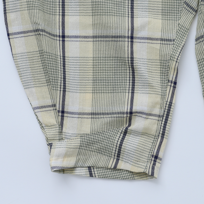 NUNUFORME×PARK別注<br>チェック柄ヘムタックカーブパンツ