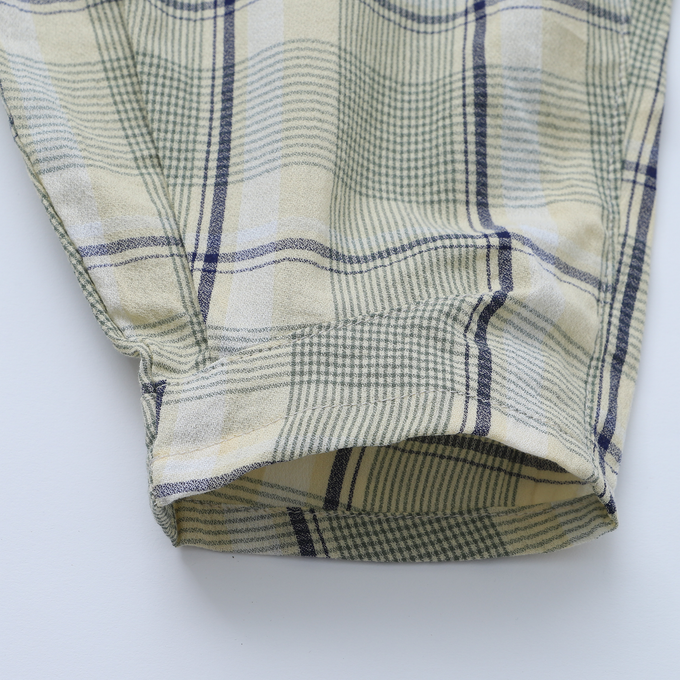 NUNUFORME×PARK別注<br>チェック柄ヘムタックカーブパンツ