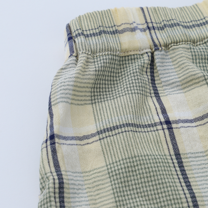 NUNUFORME×PARK別注<br>チェック柄ヘムタックカーブパンツ