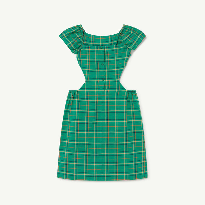 TAO<br>S22052_115_CE BADGER KIDS - DRESS<br>チェック柄カットアウトOP