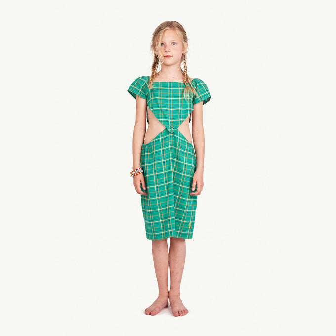 TAO<br>S22052_115_CE BADGER KIDS - DRESS<br>チェック柄カットアウトOP