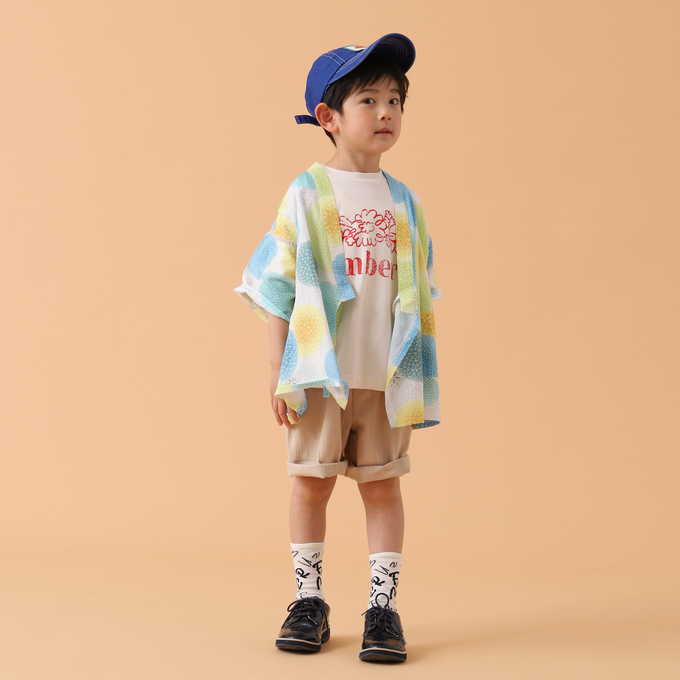 PARK × BOTAN × WA・KKA<br>コラボ 子ども甚平<br>【5/30発売 COCOKIDS magazine掲載商品】