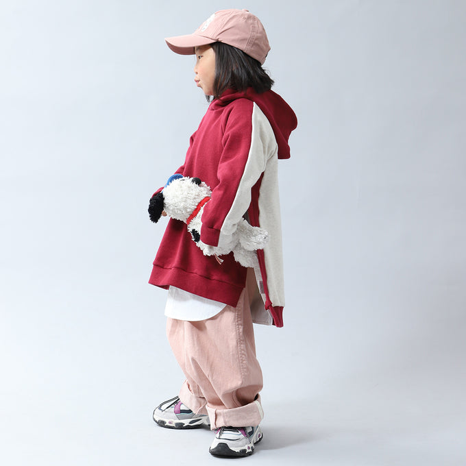 〈残り100cmのみ〉<br>FABRIQREPORT<br>2トーンスリットパーカー