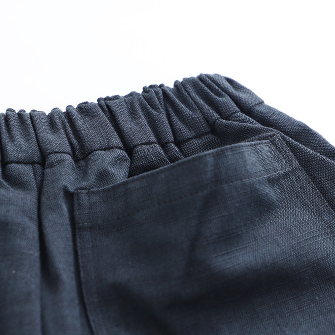 PARK MADE IN KYOTO<br>Side tuck Pants<br>久留米織スラブVer