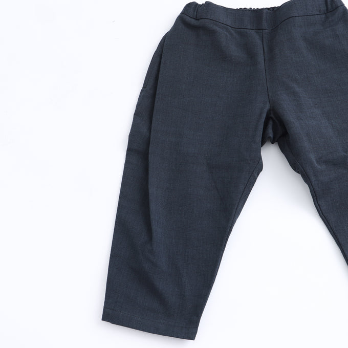 PARK MADE IN KYOTO<br>Side tuck Pants<br>久留米織スラブVer