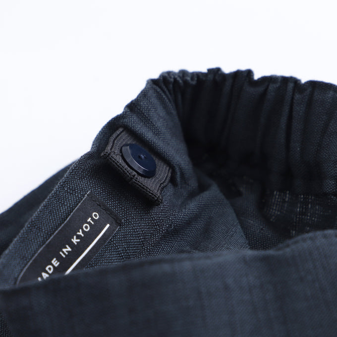 PARK MADE IN KYOTO<br>Side tuck Pants<br>久留米織スラブVer