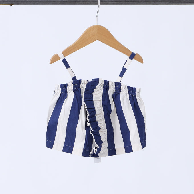 〈残り10Yのみ〉wynken<br>WK12W63 Frill SuntopストライプキャミTOP